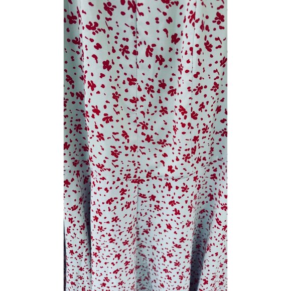 C/MEO Collective Women's Ruched Floral Midi Dress Small US 4 - Picture 10 of 11